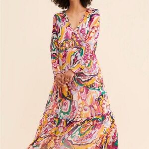 Maria’s Printed chiffon Maxi Dress